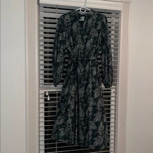 Floral Long-Sleeve Dress